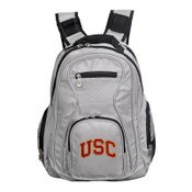 USC Trojans Gray Premium 19" Laptop Backpack